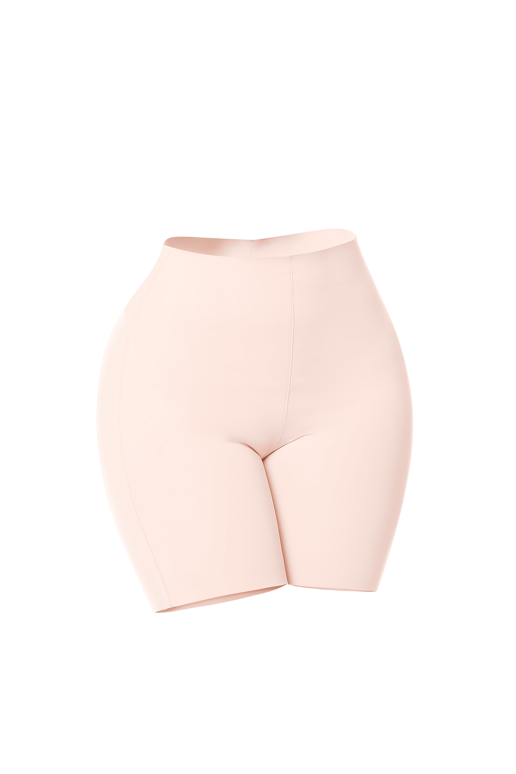 Short Julia invisible a la cintura media pierna Beige