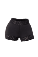 Short Alessia extracorto con realce Negro