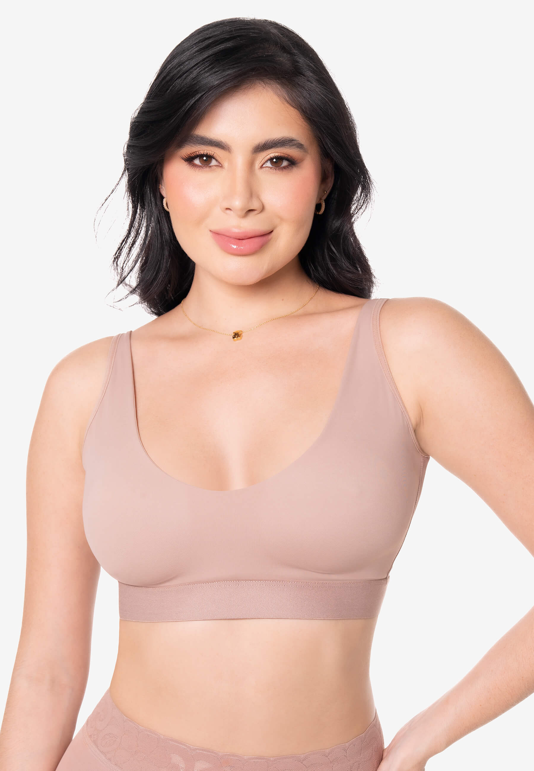 Brasier Emilia tipo top Cocoa