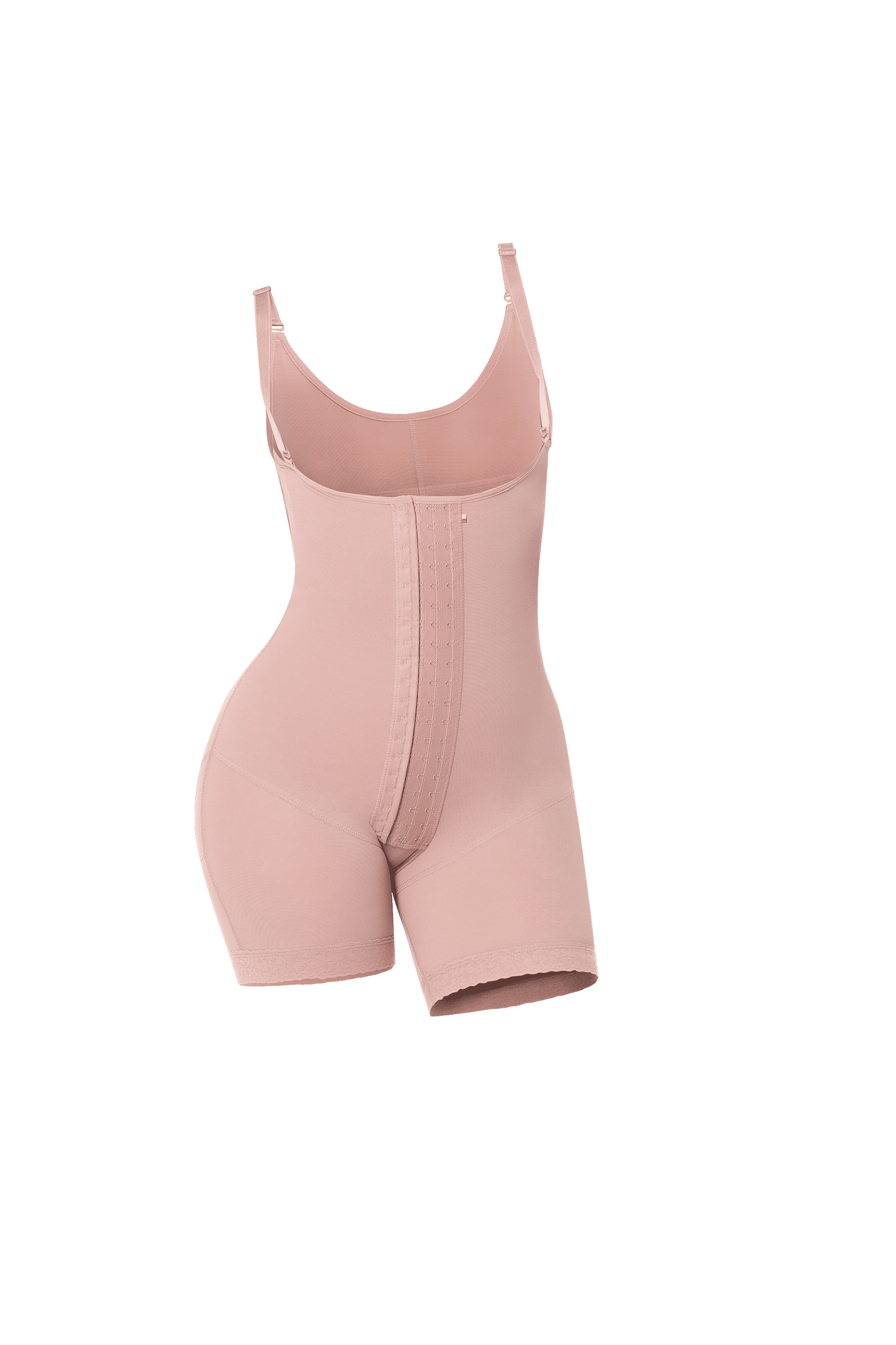 Faja Isabela con broche  media pierna Cocoa