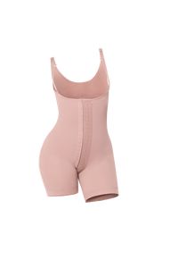 Faja Isabela con broche  media pierna Cocoa