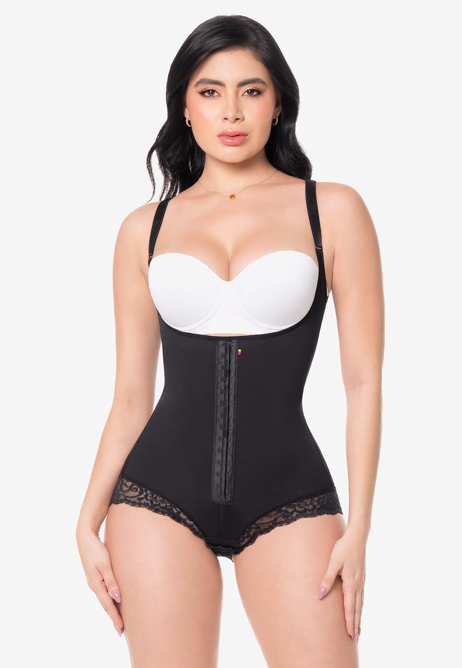 Faja Renata tipo body con Broche Negro