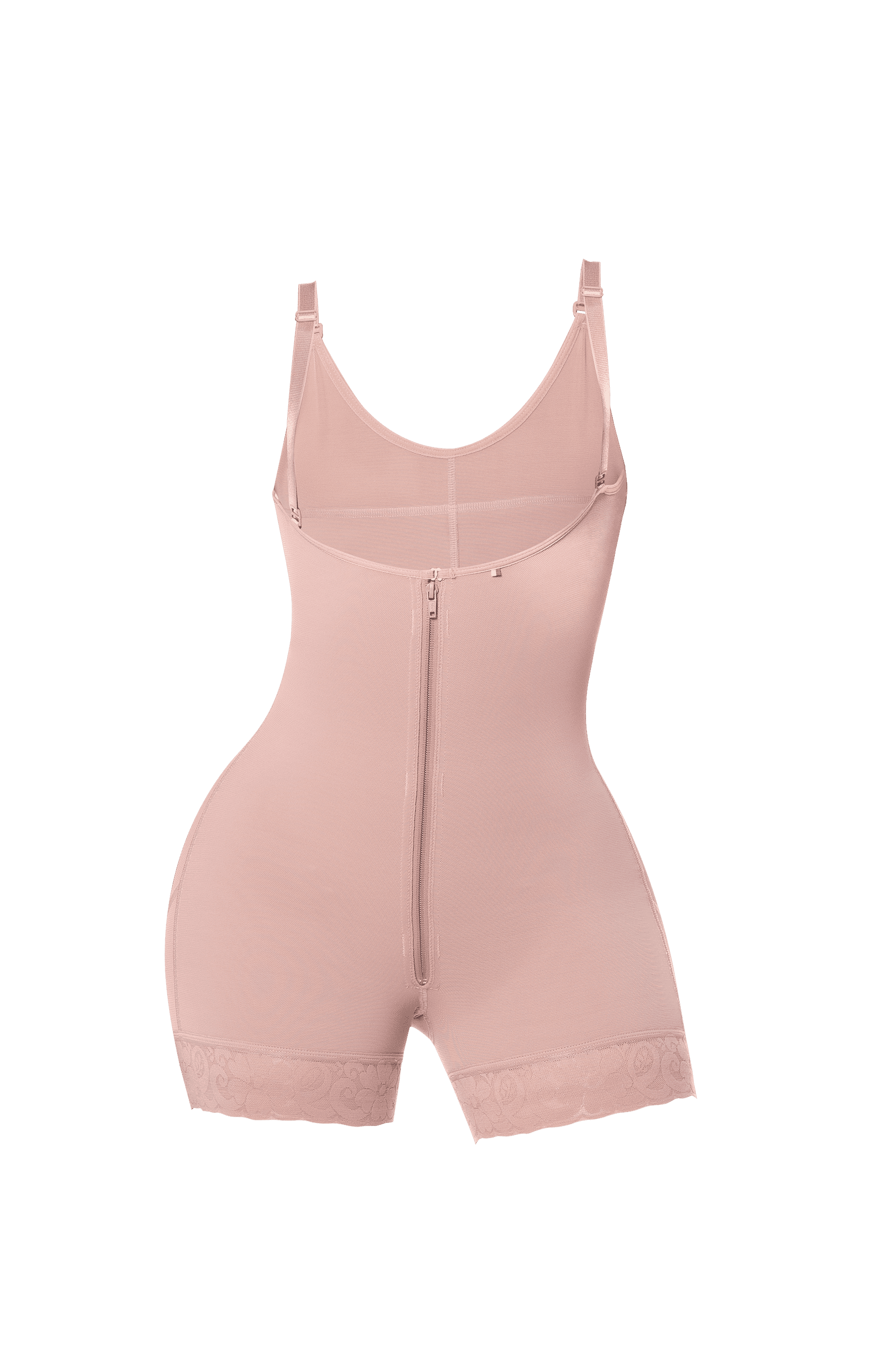 Faja Sienna cachetera con cierre central Cocoa