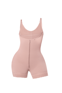 Faja Sienna cachetera con cierre central Cocoa