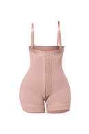 Faja Valeria strapless cachetera con Broche Cocoa